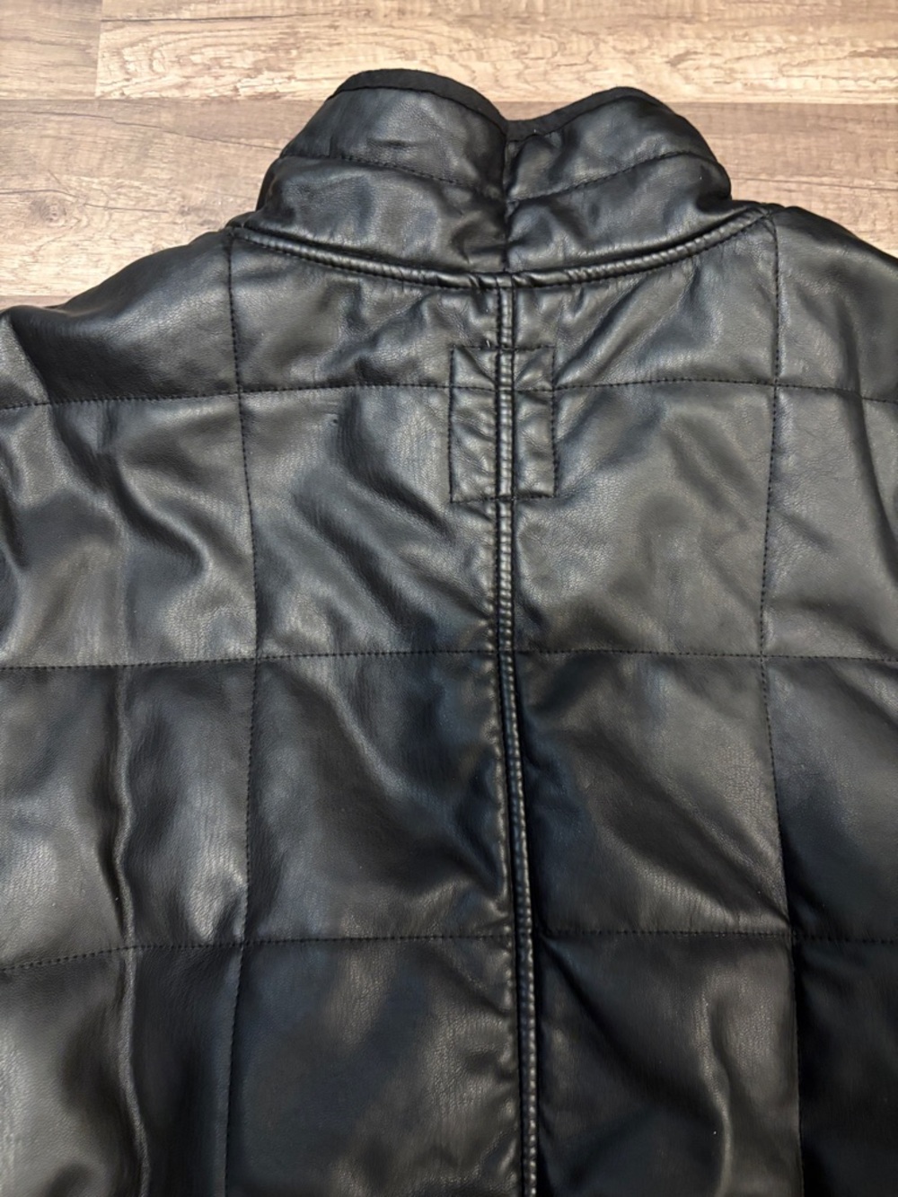 NWOT Free People Dolman Quilted Vegan Leather Jacket - Picture 5 of 5